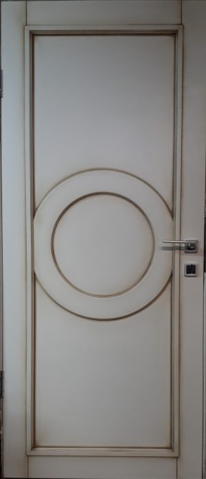 Межкомнатная дверь в профиле массив (эмаль с патиной) Петропавловск-Камчатский